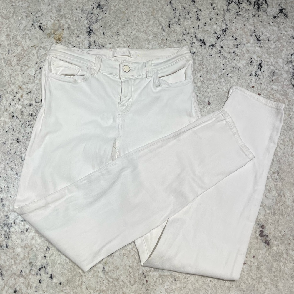White Slim Fit Jeans - J Brand